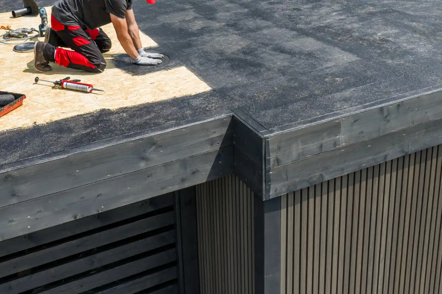 Toiture plate & Plateforme EPDM